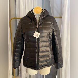 Calvin Klein Reversible Black/Leopard Jacket